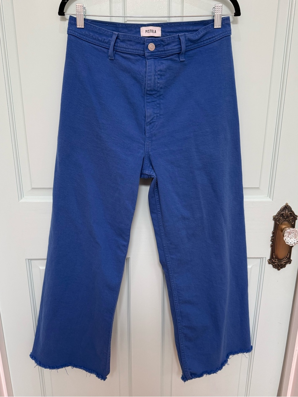 Pistola Penny Wide Leg Jean in Cobalt